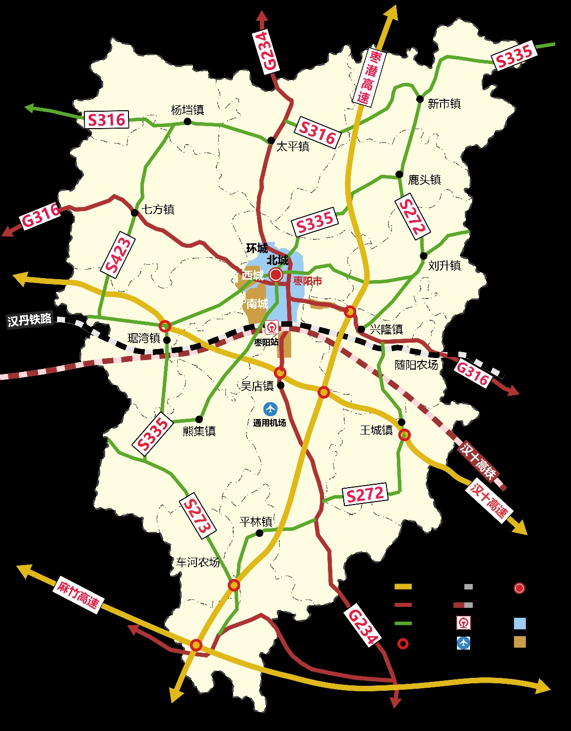 枣阳市城区地图高清图片
